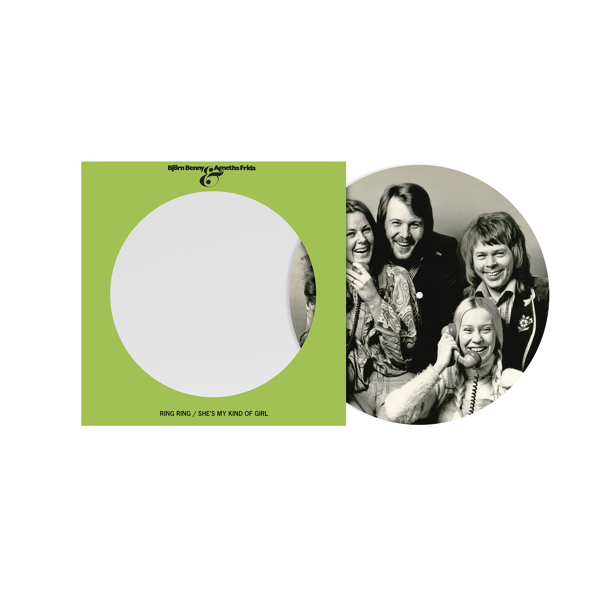 Ring Ring (Anglais) / She's My King Of Girl - Single Picture 45T (Édition Limitée)